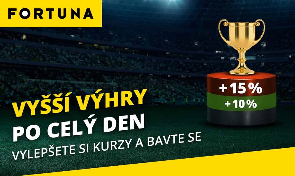 Vyšší výhry u Fortuny