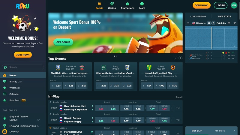 Casa de apuestas RokuBet