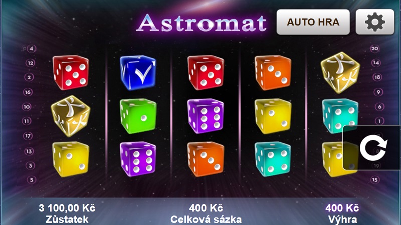 Astromat náhled automatu