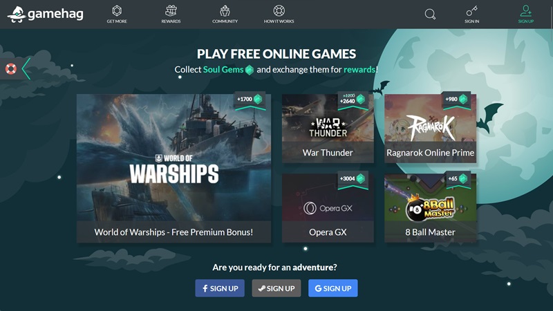 Plataforma Gamehag