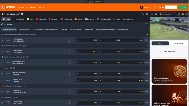 Apuestas en vivo