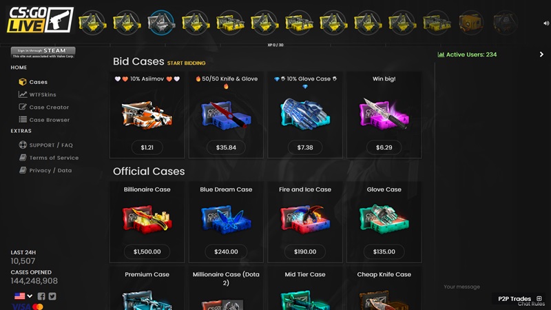 Plataforma CSGOLive