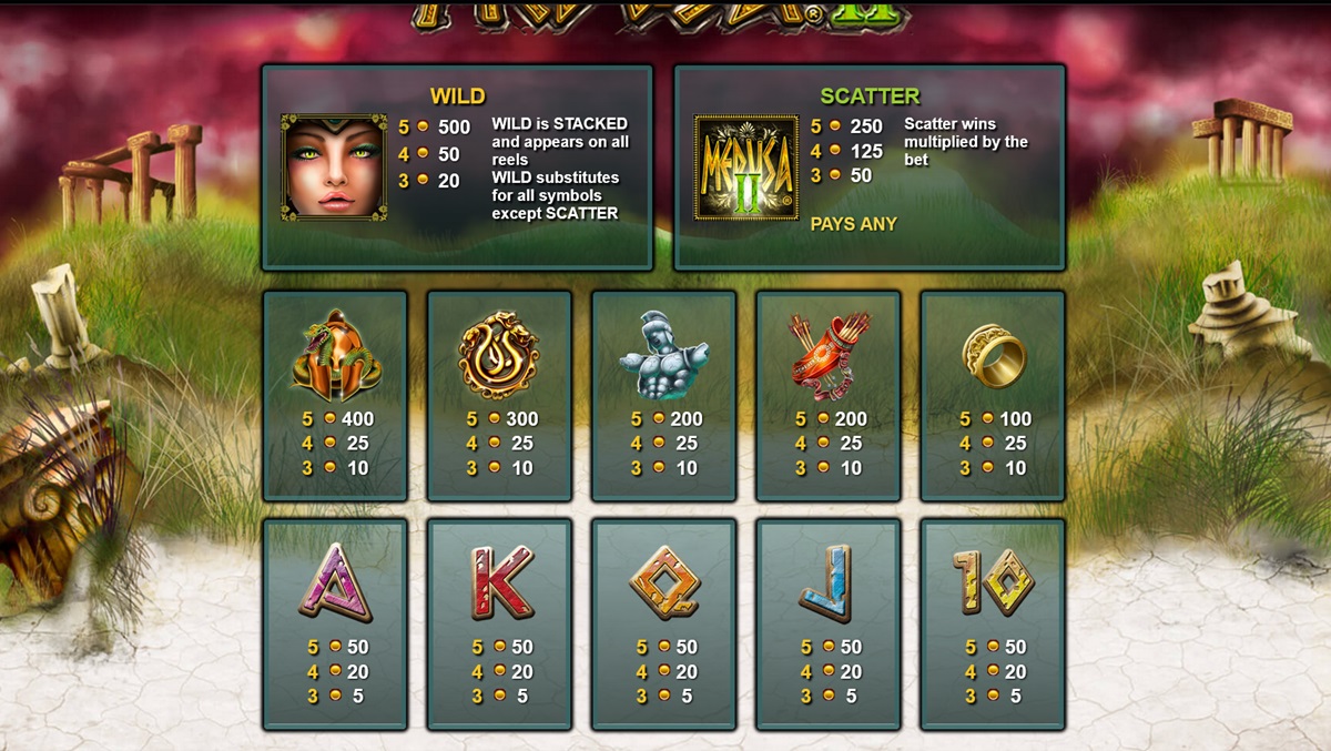 Medusa 2 náhled online automatu