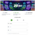 Formulario de registro 20BET