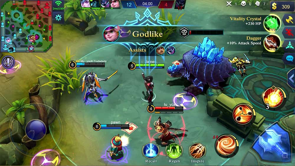 Mobile Legends obrázek ze hry