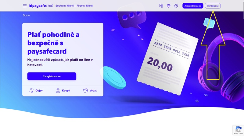 Paysafecard login