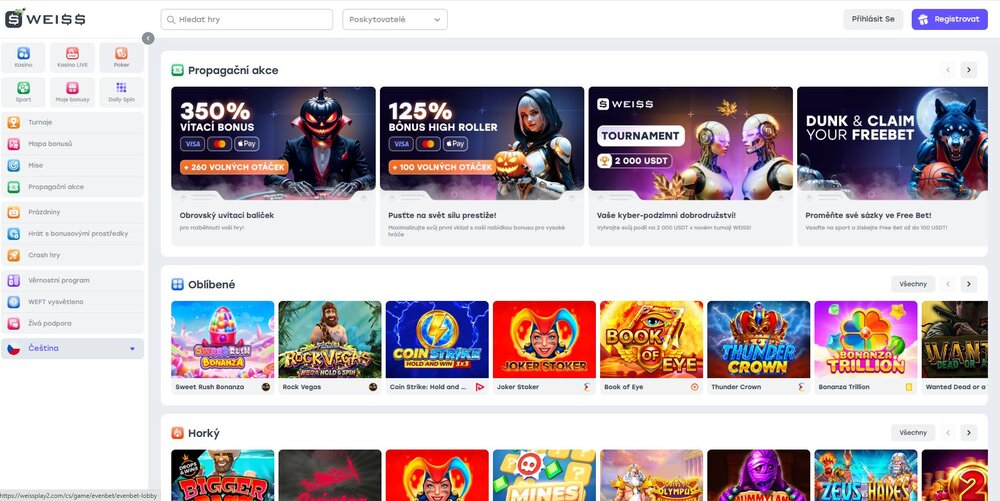 portada del casino Weiss