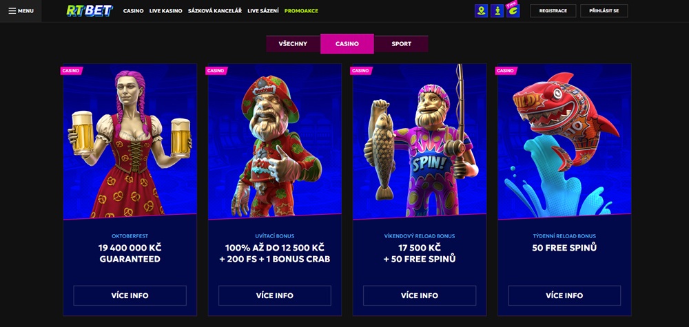  Bonos de RTbet