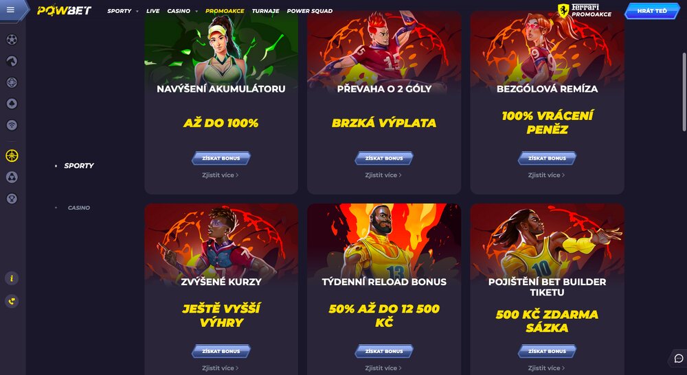 Bonos de Powbet