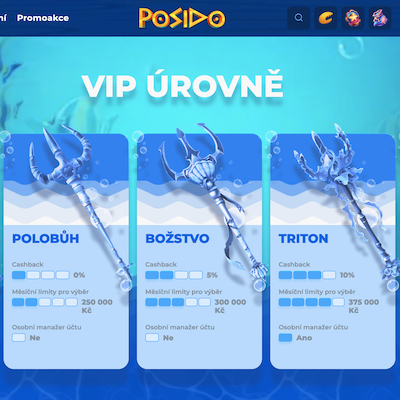 Posido – programa VIP