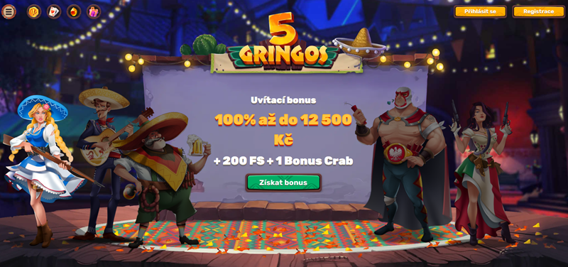 5Gringos bono de bienvenida introducción