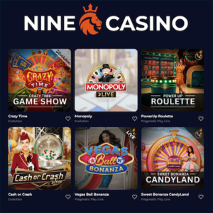 Game Shows en NineCasino