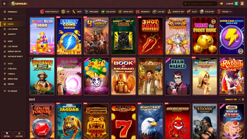 Vista previa de las mejores tragaperras en el casino online 5Gringos