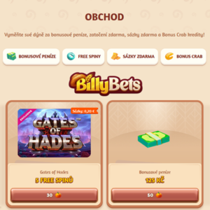 BillyBets – Tienda