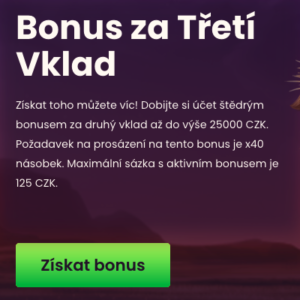 Bono por el tercer depósito de Bizzo Casino