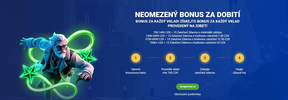 giros gratis de 20Bet