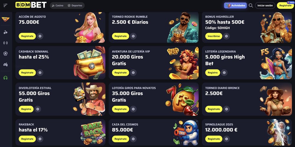 Bdmbet giros gratis