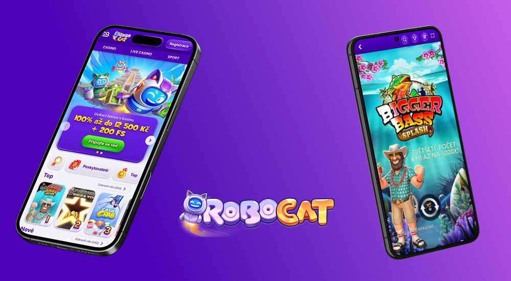 El sitio web del casino en línea Robocat está perfectamente optimizado y es responsivo para diferentes tamaños de pantalla