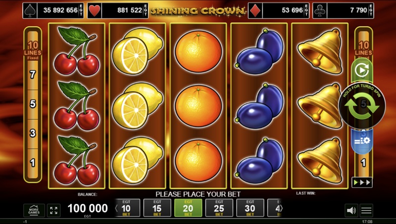 Shining Crown inicial