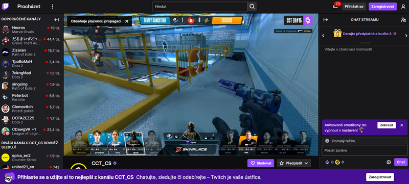 Dónde ver esports
