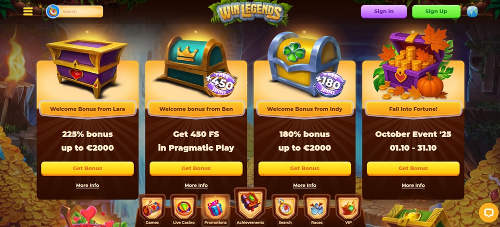 Bonos de WinLegends