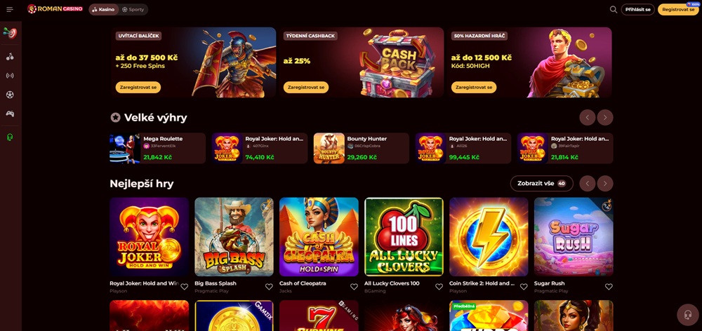 reseña del casino Roman Casino
