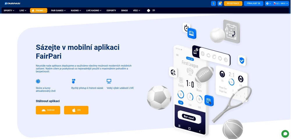 fairpari aplikace