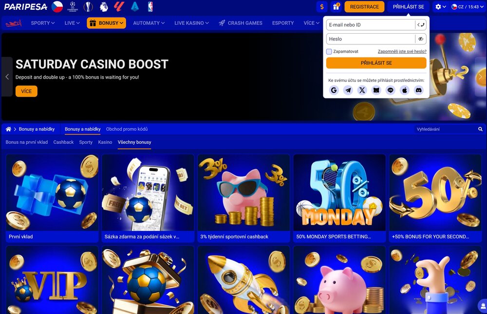 Inicio de sesión de PariPesa