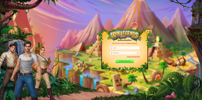 Inicio de sesión de WinLegends