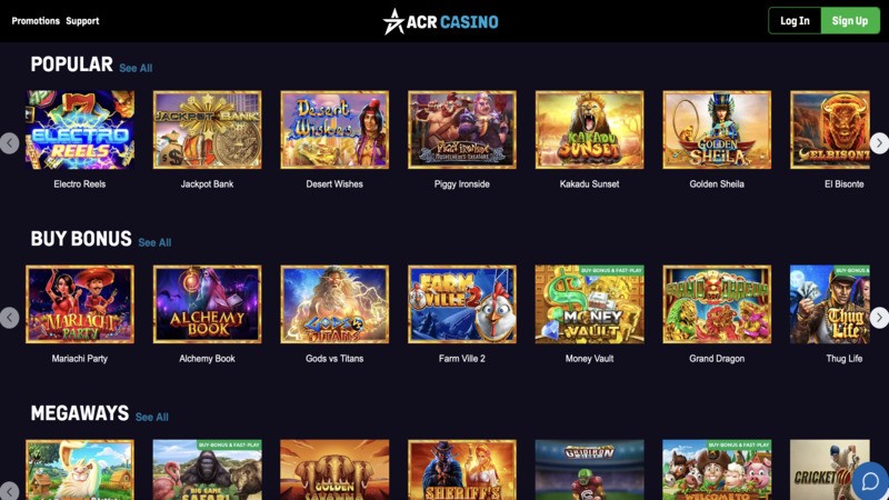 ACR Casino náhled