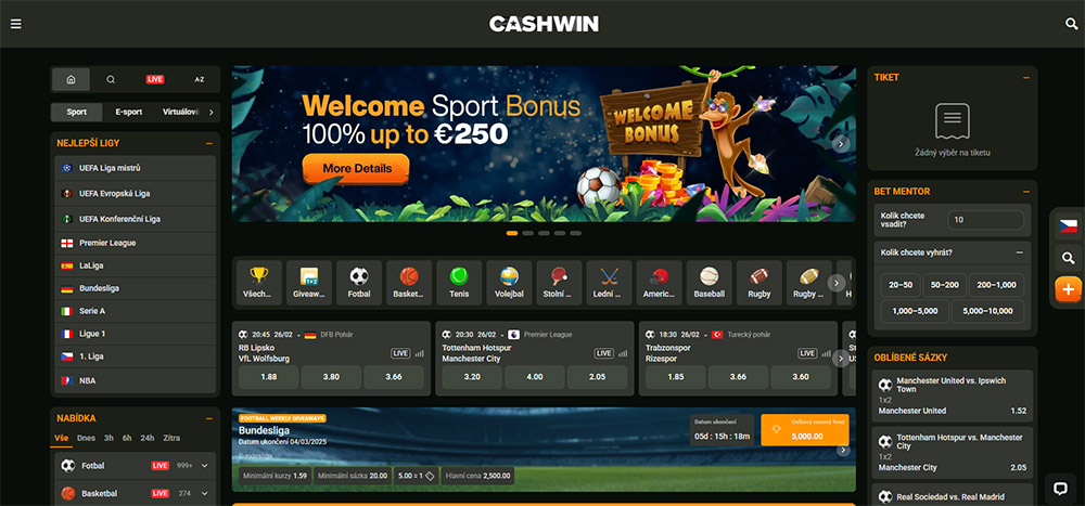 Casa de apuestas CashWin