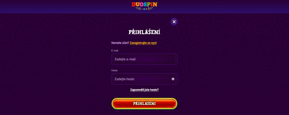 Inicio de sesión en Duospin