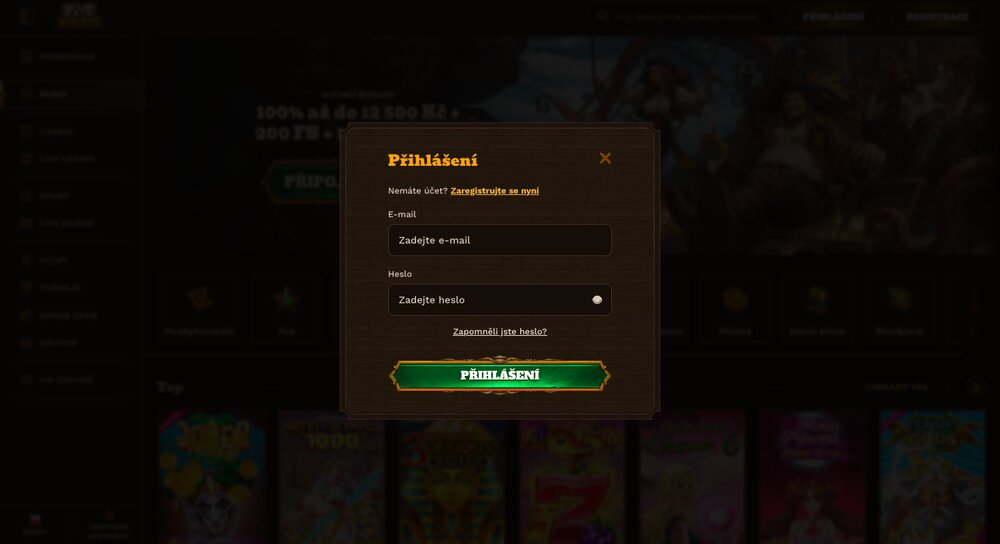 Iniciar sesión casino FatPirate