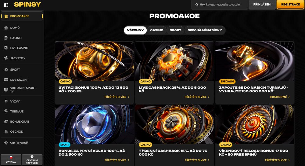 Oferta de bonos Spinsy