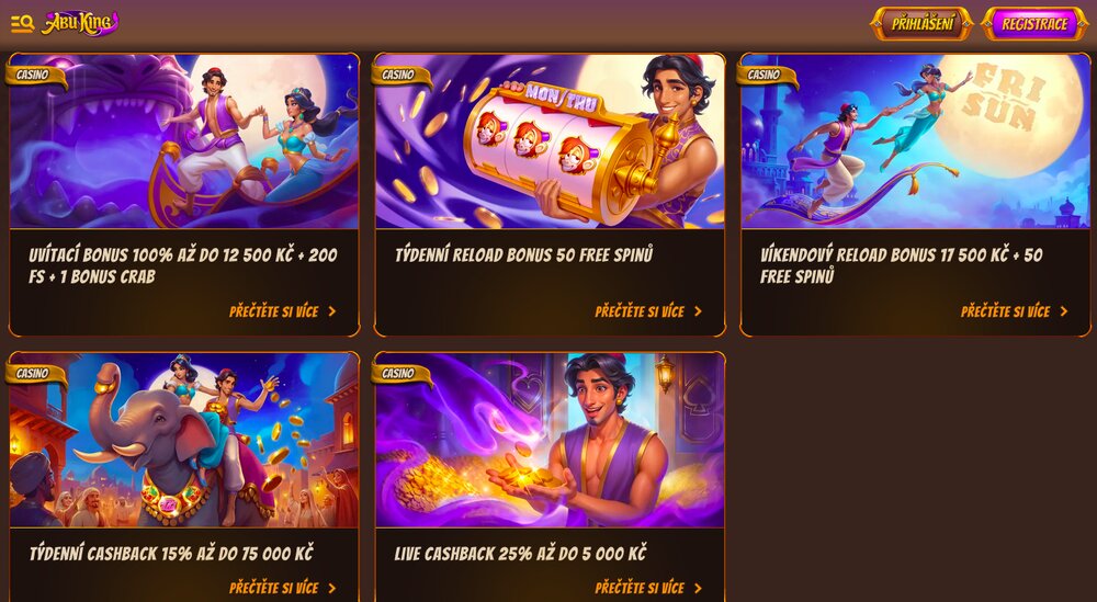 Bonos del casino Abu King