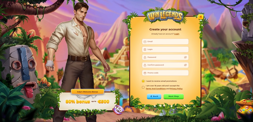 Registro en WinLegends