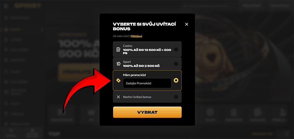 Spinsy – código promocional