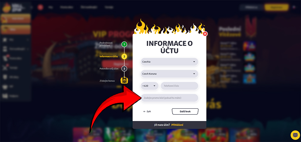 Código promocional de Hell Spin