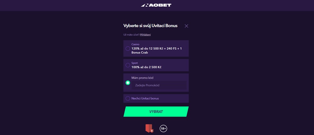 Código promocional de NaoBet