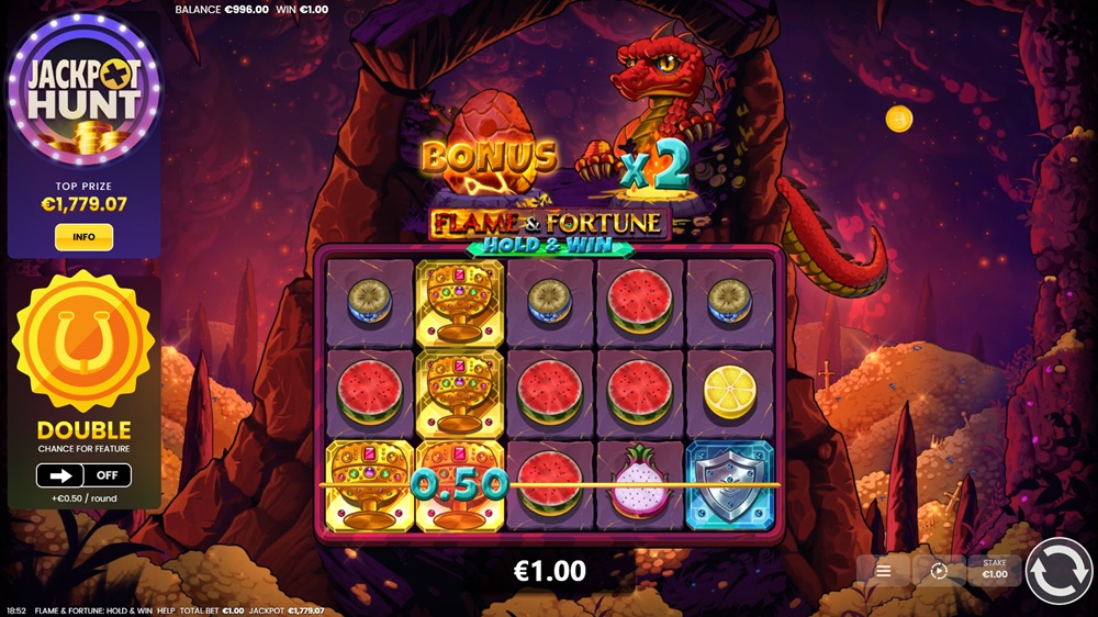 58895 flame fortune hold win3