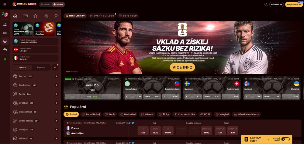 Reseña de la casa de apuestas Roman Casino