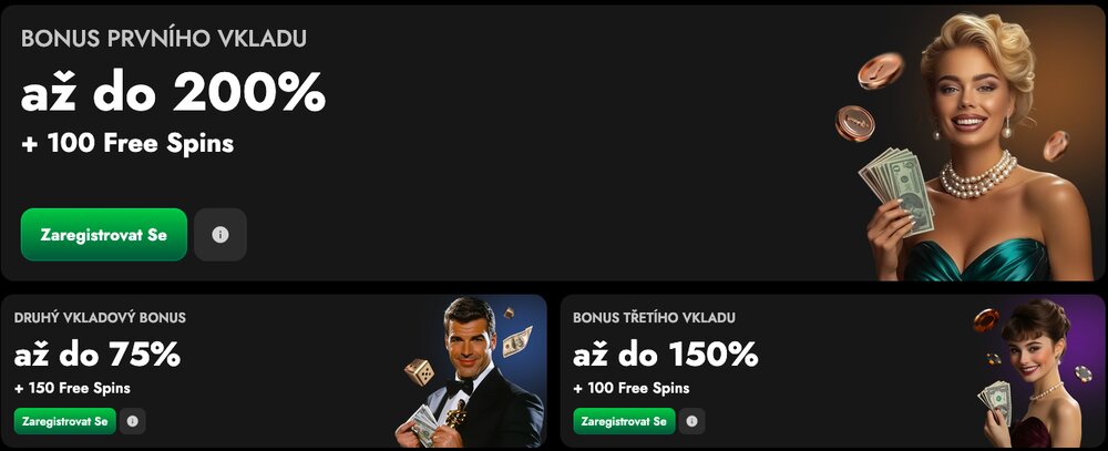 Paquete de bienvenida de Oscarspin