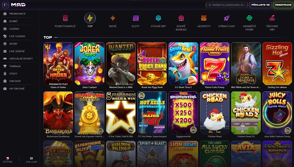 Vista previa de las mejores tragaperras online de la plataforma MadCasino 