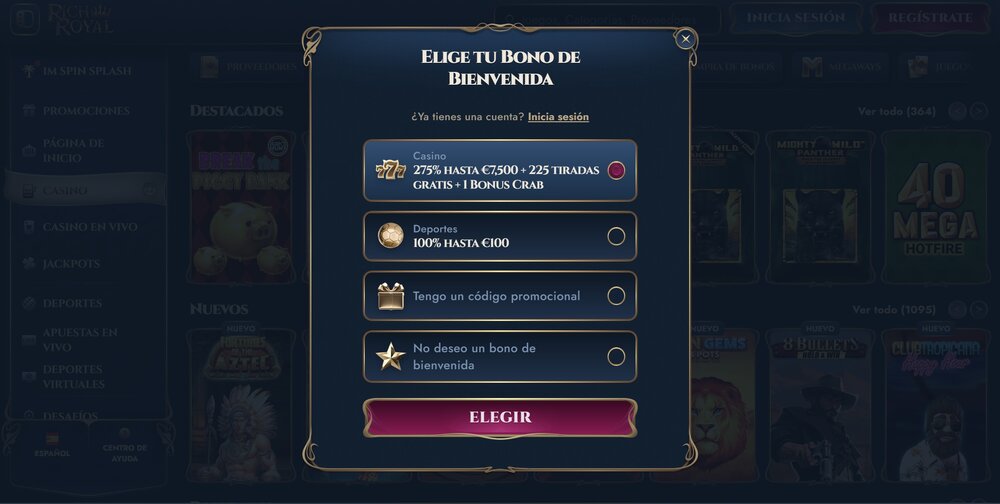 RichRoyal registro