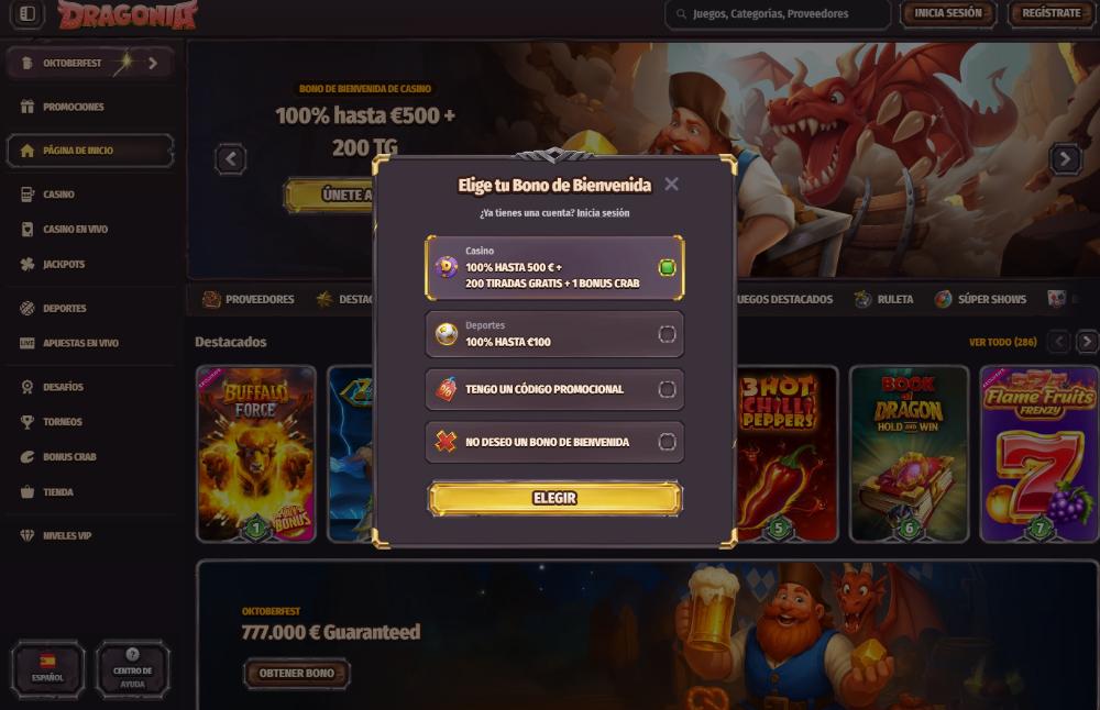 Dragonia registro