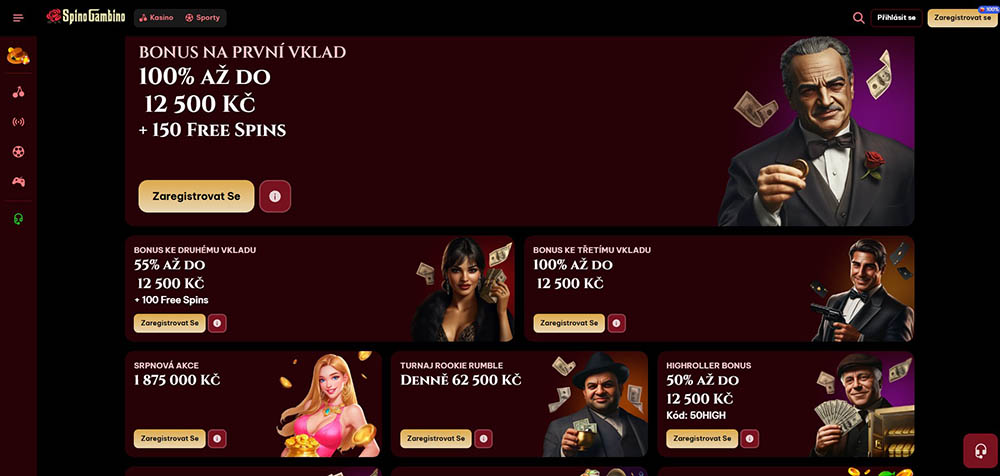 ¿Se puede obtener en el casino SpinoGambino un bono sin depósito?