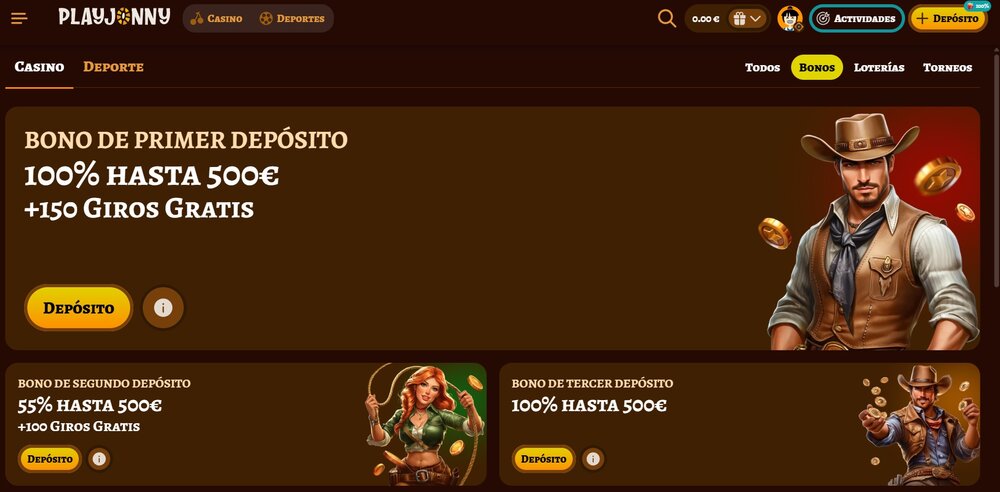 PlayJonny bonos