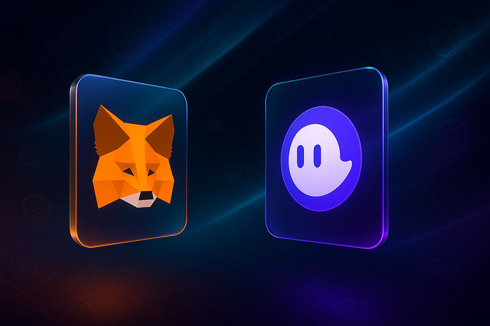 Vista previa de las carteras self-custody Metamask y Phantom