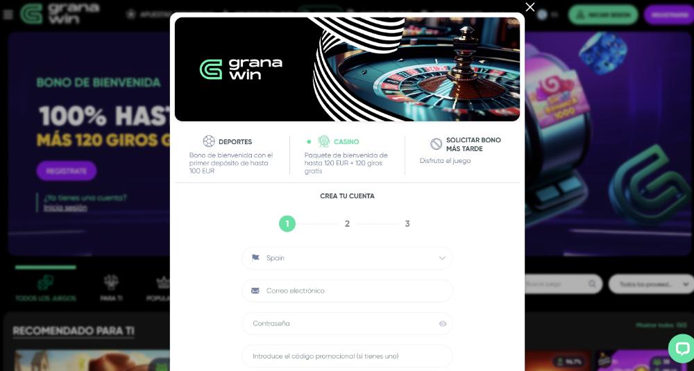 GranaWin registro