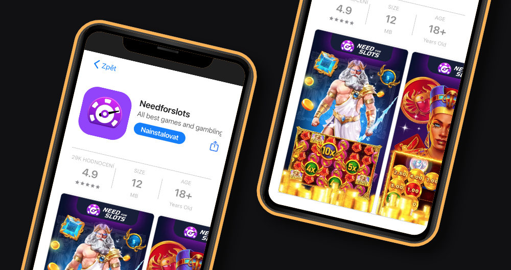 Vista del diseño responsivo del sitio web del casino online NeedforSlots
